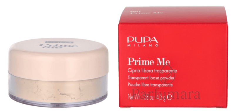 Pupa Prime Me Setting & Mattifying Loose Powder 001 4,5 g