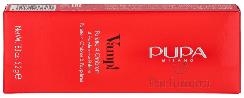 Pupa Vamp! Palette 4 Ombres 06 Deep Nude 5,2 g