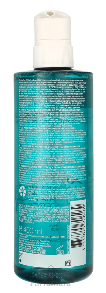 La Roche - Posay Effaclar Micro - Peeling Purifying Gel Face And Body 400 ml