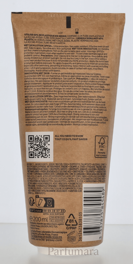 La Roche - Posay Anthelios Kids Milk WetSkin Eco Tube SPF50+ 200 ml