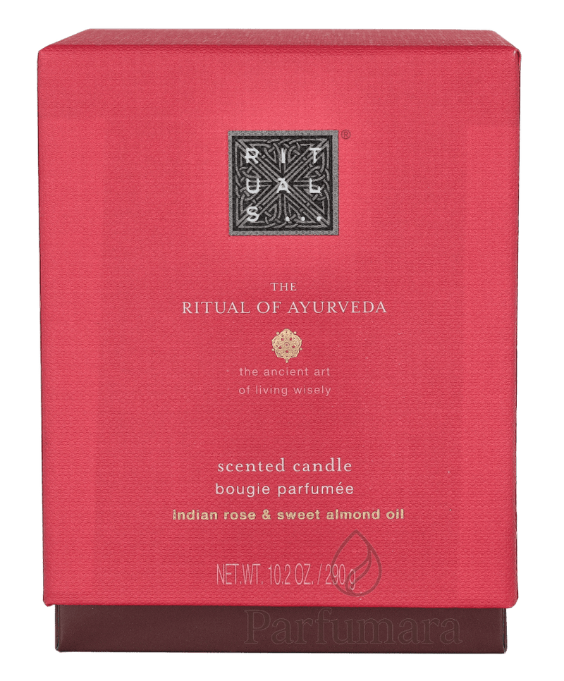 Rituals Ayurveda Scented Candle Indian Rose & Sweet Almond Oil 290 g