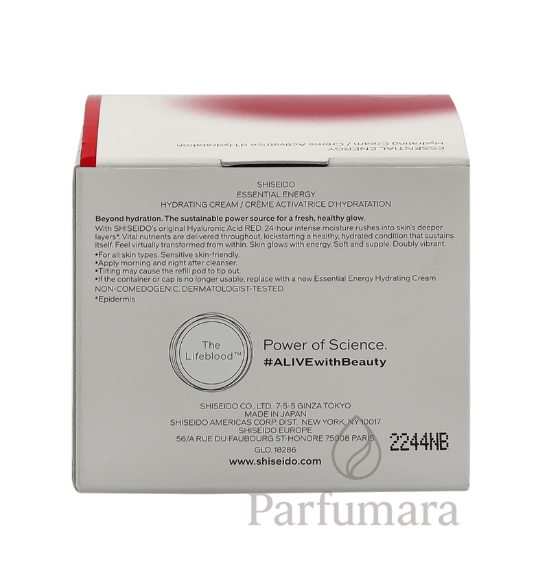 Shiseido Essential Energy Hydrating Cream - Refill 50 ml