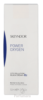 Skeyndor Power Oxygen City Pollution Block Cream + O2 Normal To Dry Skin 50 ml