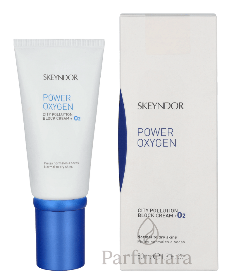 Skeyndor Power Oxygen City Pollution Block Cream + O2 Normal To Dry Skin 50 ml