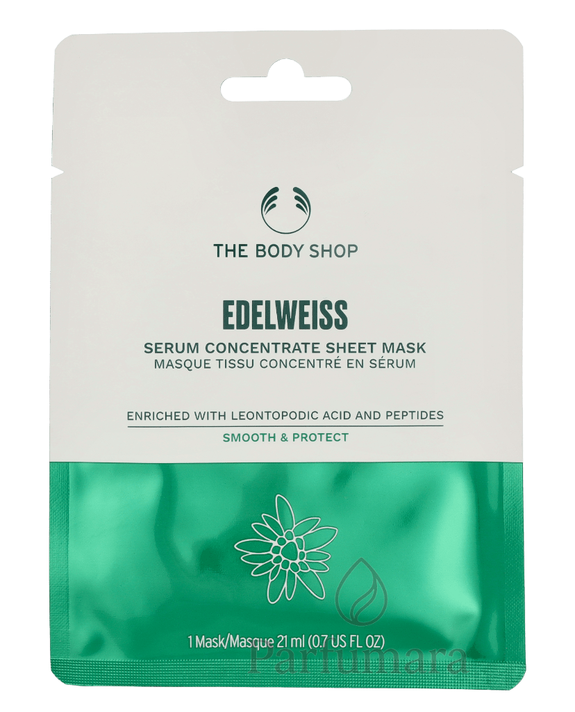 The Body Shop Serum Concentrate Sheet Mask Edelweiss 21 ml