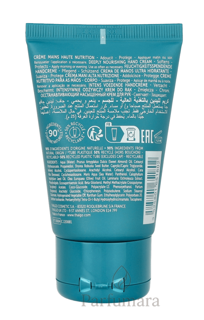 Thalgo Deeply Nourishing Hand Cream Sensitive Skin 50 ml