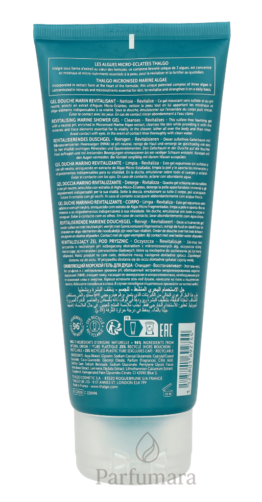 Thalgo Les Essentiels Marins Revitalising Marine Shower Gel 200 ml