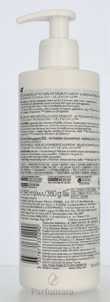 Vichy Dercos Anti - Dandruff Shampoo 390 ml
