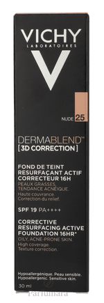 Vichy Dermablend 3D Correction SPF19 25 Nude 30 ml
