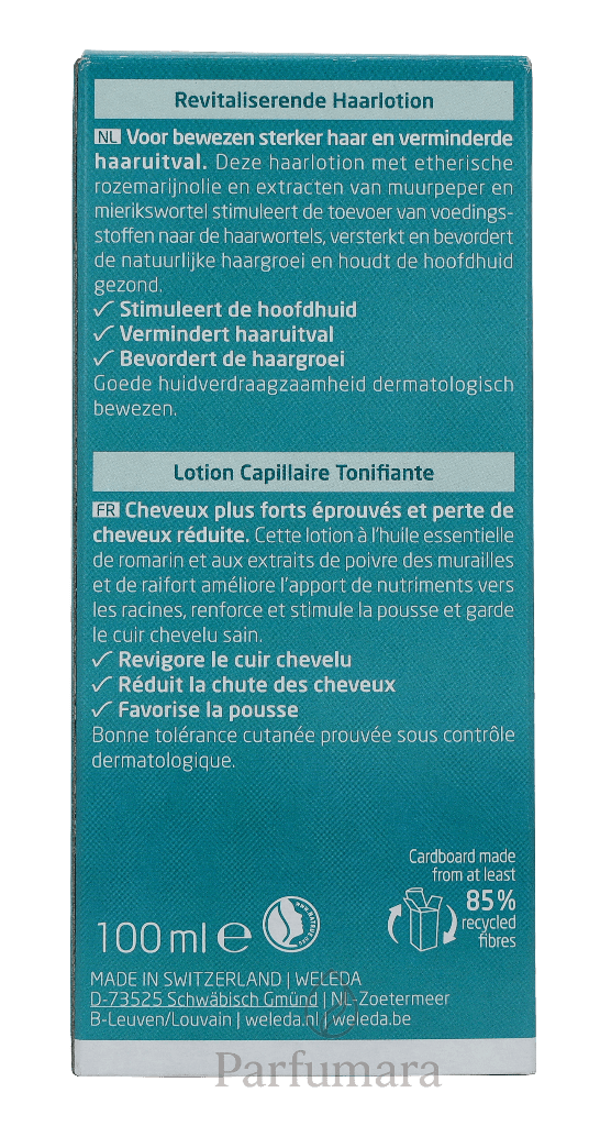 Weleda Rosemary Revitalising Hair Lotion 100 ml