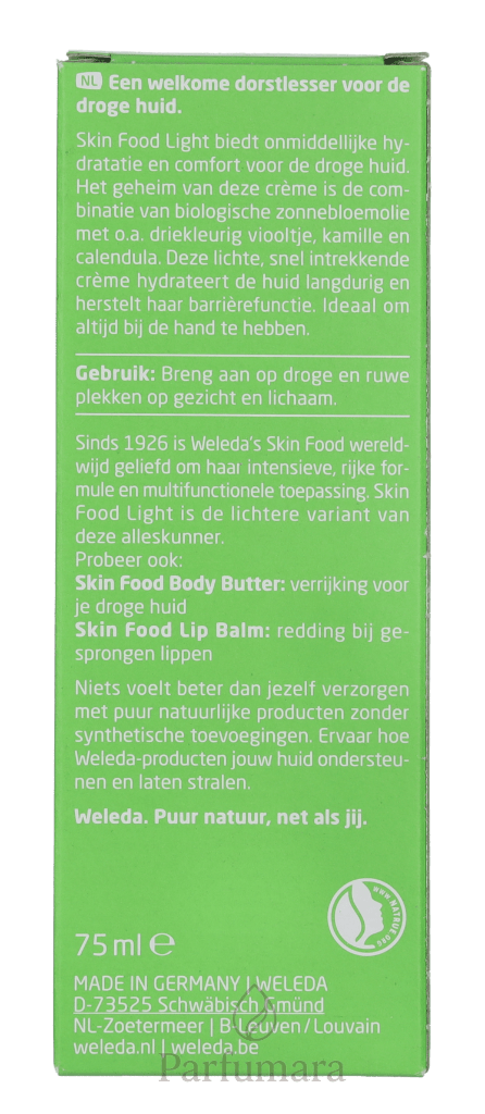 Weleda Skin Food Light Nourishing Cream For Dry Skin 75 ml