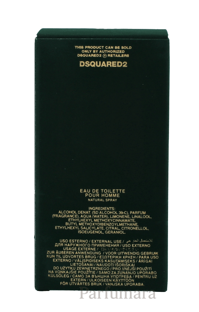 Dsquared2 Green Wood Eau de Toilette Pour Homme 50 ml