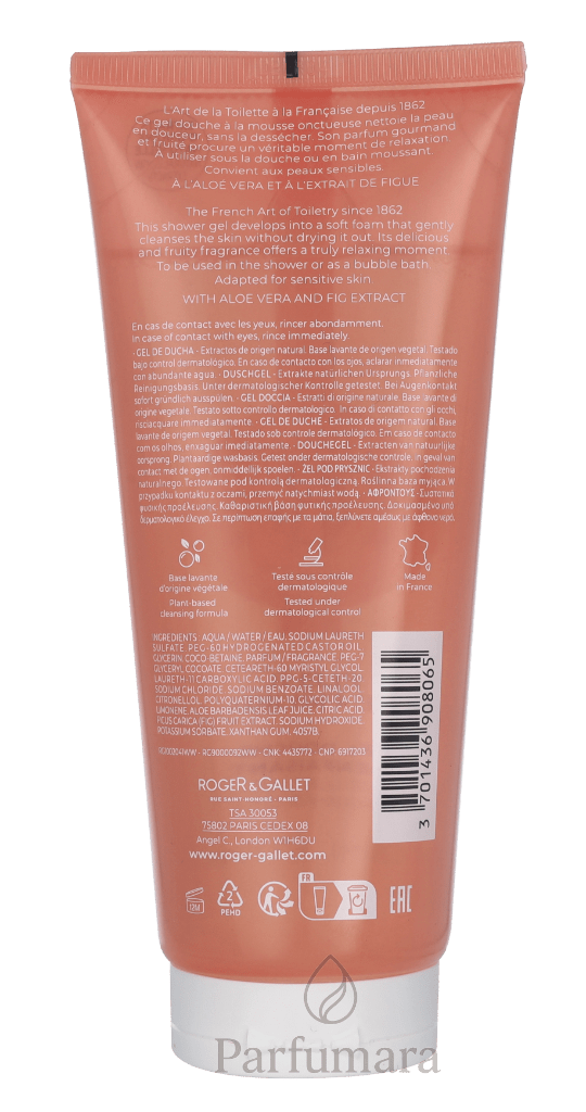 Roger & Gallet Fleur De Figuier Shower Gel 200 ml