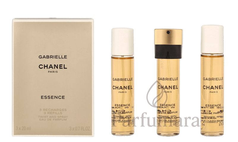 Chanel Gabrielle Essence Geschenkset 3x 20ml Refill 60 ml