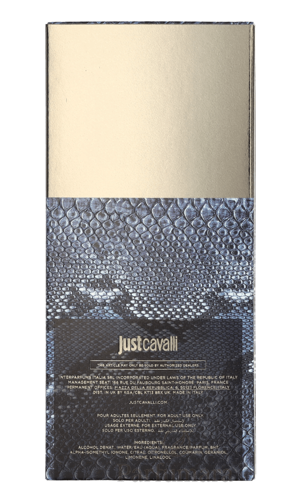 Roberto Cavalli Just Cavalli Him Eau de Toilette 90 ml