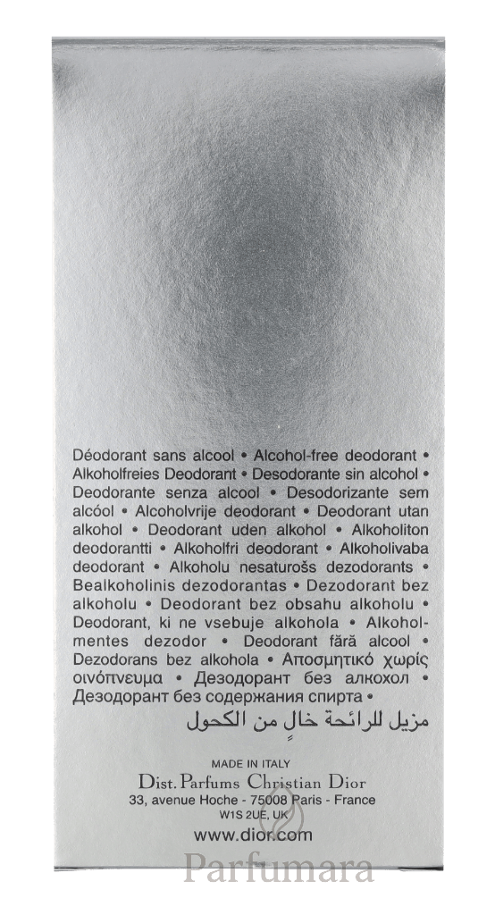 Dior Homme Deo Stick Alcohol Free 75 g