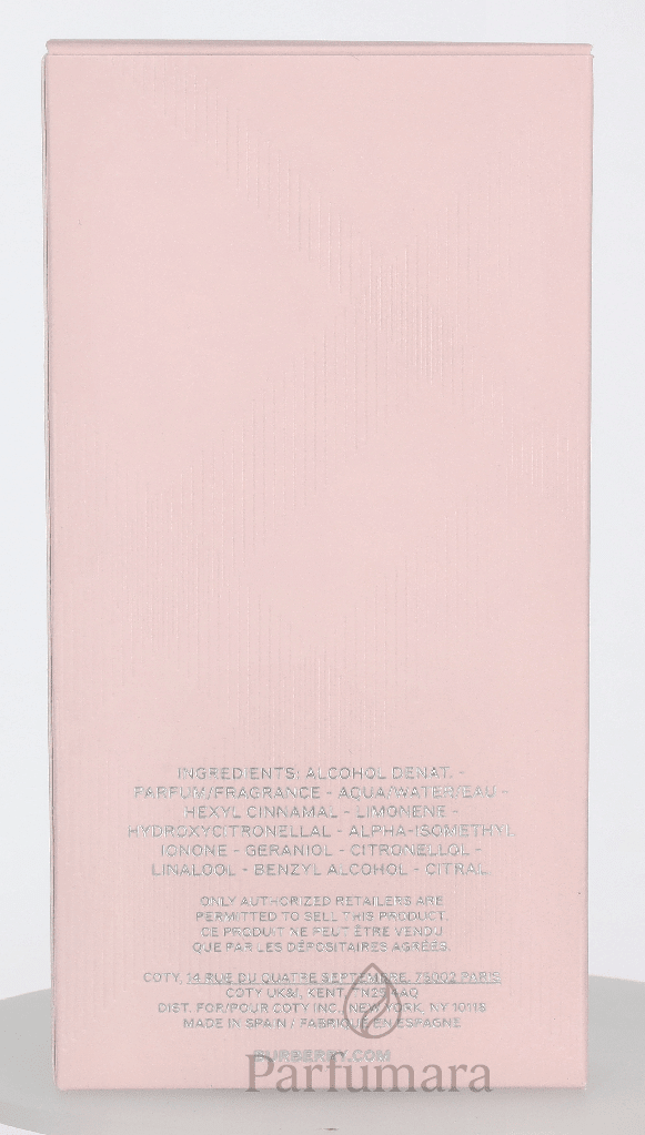 Burberry Brit Sheer For Her Eau de Toilette 100 ml