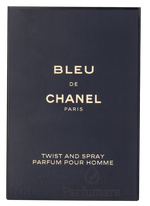 Chanel Bleu De Chanel Pour Homme Giftset 3x Parfum Spray Refill 20ml - Twist and Spray - Travel Sprays 60 ml