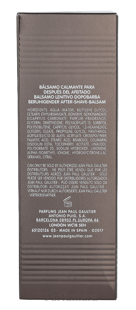 Jean Paul Gaultier Le Male Soothing After Shave Balm 100 ml