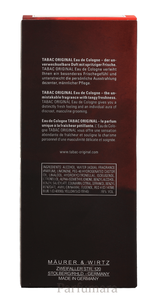 Tabac Original Eau de Cologne 100 ml