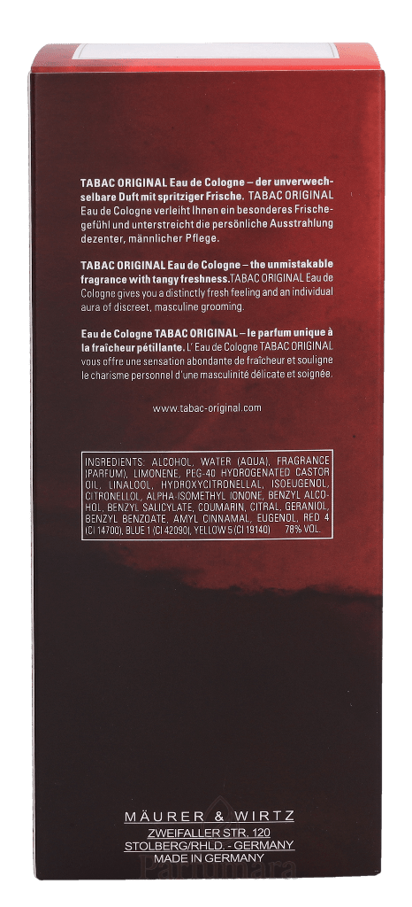 Tabac Original Eau de Cologne 100 ml