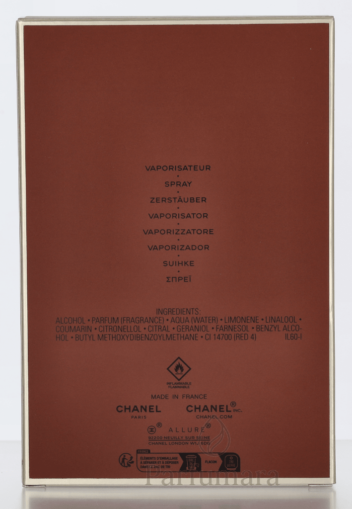 Chanel Allure Homme Edt Spray 150 ml