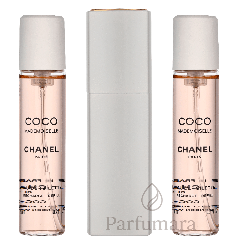 Chanel Coco Mademoiselle Geschenkset 2x Eau de Toilette Refill 20Ml/1x Eau de Toilette 20Ml - Twist and Spray 60 ml