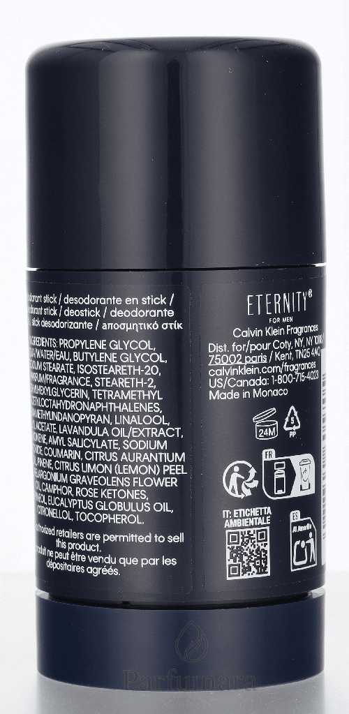 Calvin Klein Eternity For Men Deo Stick Alcohol free 75 ml