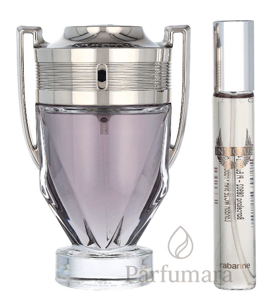 Paco Rabanne Invictus Giftset Edt Spray 100ml/Edt Spray 20ml - Parfumara