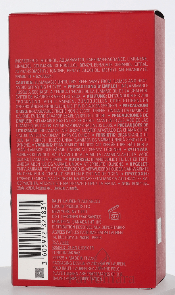 Ralph Lauren Polo Red Eau de Parfum 75 ml