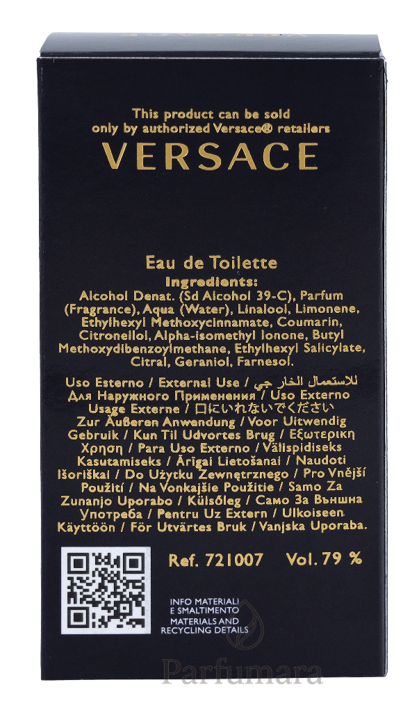 Versace Dylan Blue Pour Homme Eau de Toilette 30 ml