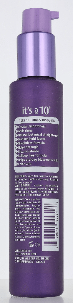 It's A 10 Silk Express Miracle Silk Smoothing Balm 148 ml