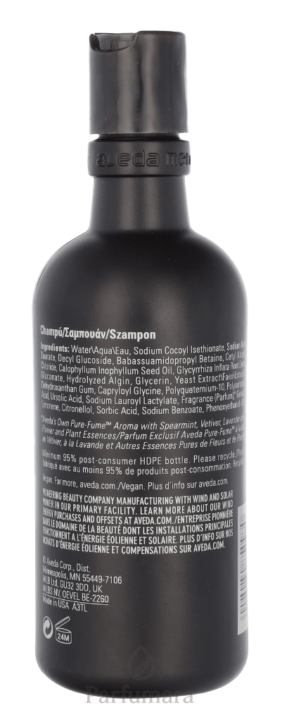Aveda Men Pure - Formance Shampoo For Scalp And Hair 300 ml