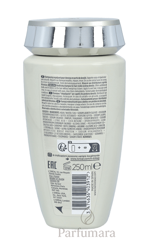 Kerastase Densifique Baindensite Bodifying Shampoo Hair Visibly Lacking Density 250 ml