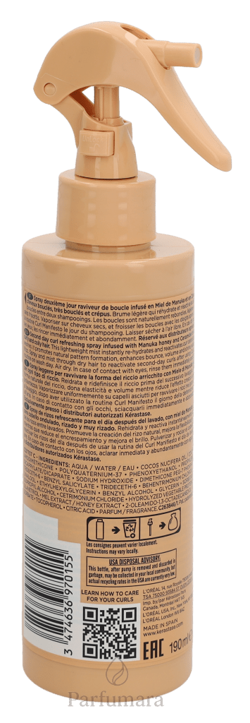 Kerastase Curl Manifesto Refresh Absolu Refreshing Spray 190 ml