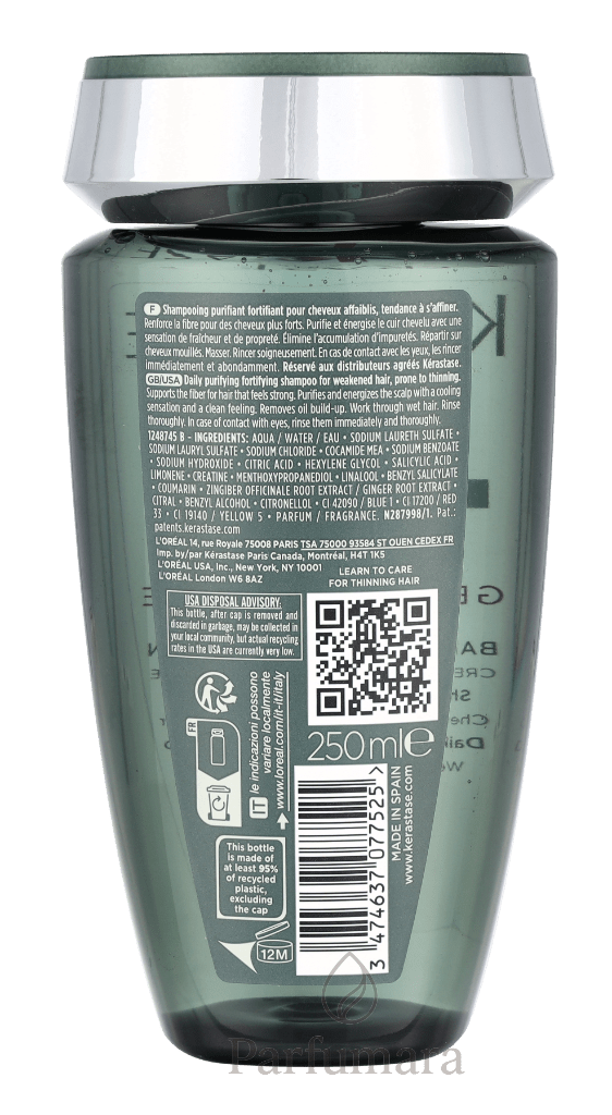 Kerastase Homme Genesis Daily Purifying Fortifying Shampoo 250 ml