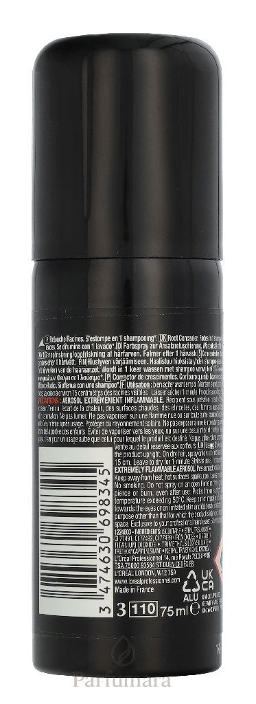 L'Oreal Hair Touch Up Spray - Light Brown 75 ml