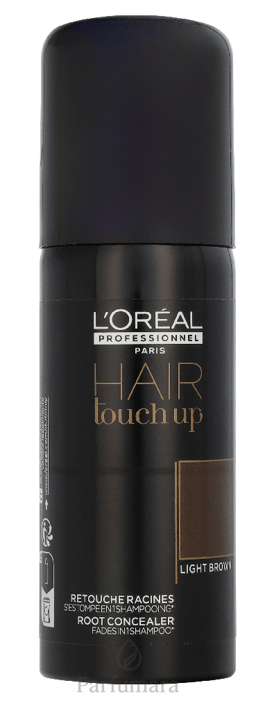 L'Oreal Hair Touch Up Spray - Light Brown 75 ml