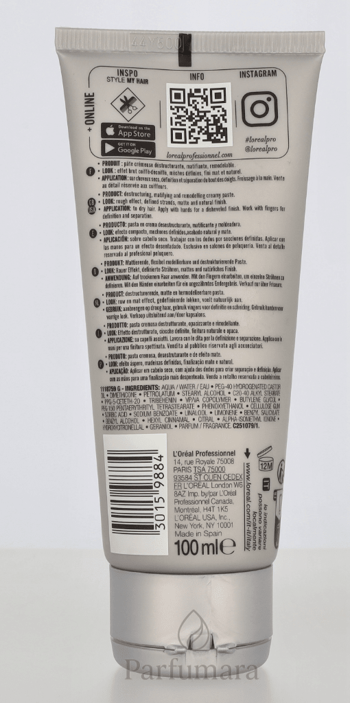 L'Oreal Tecni.Art Depolish Destructuring Paste Force 4 - Rough Effect 100 ml
