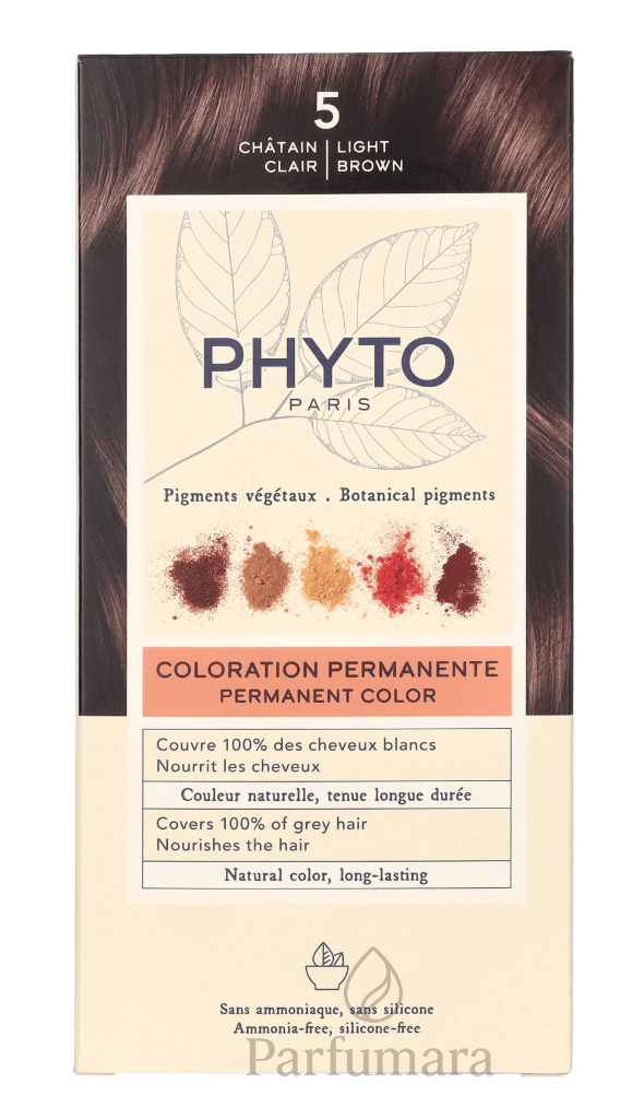 Phyto Phytocolor Permanent Color 05 Light Brown 110 ml