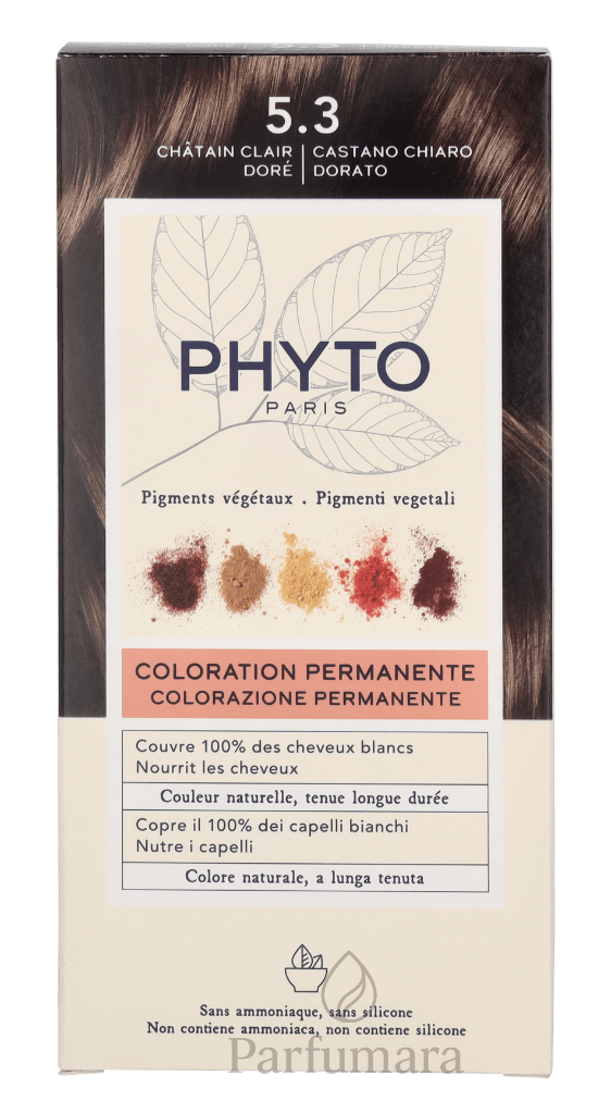 Phyto Phytocolor Permanent Color 5.3 Light Golden Brown 110 ml