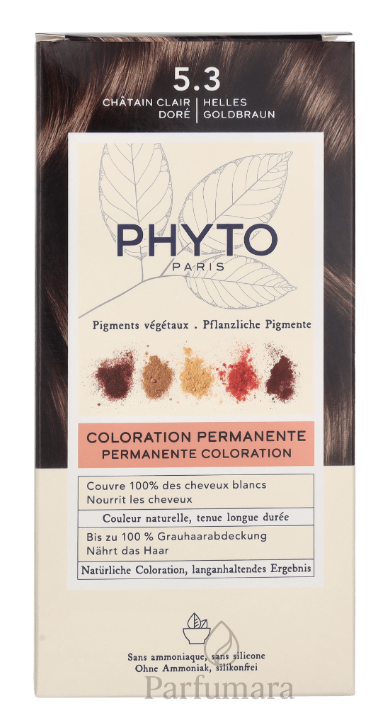 Phyto Phytocolor Permanent Color 5.3 Light Golden Brown 110 ml