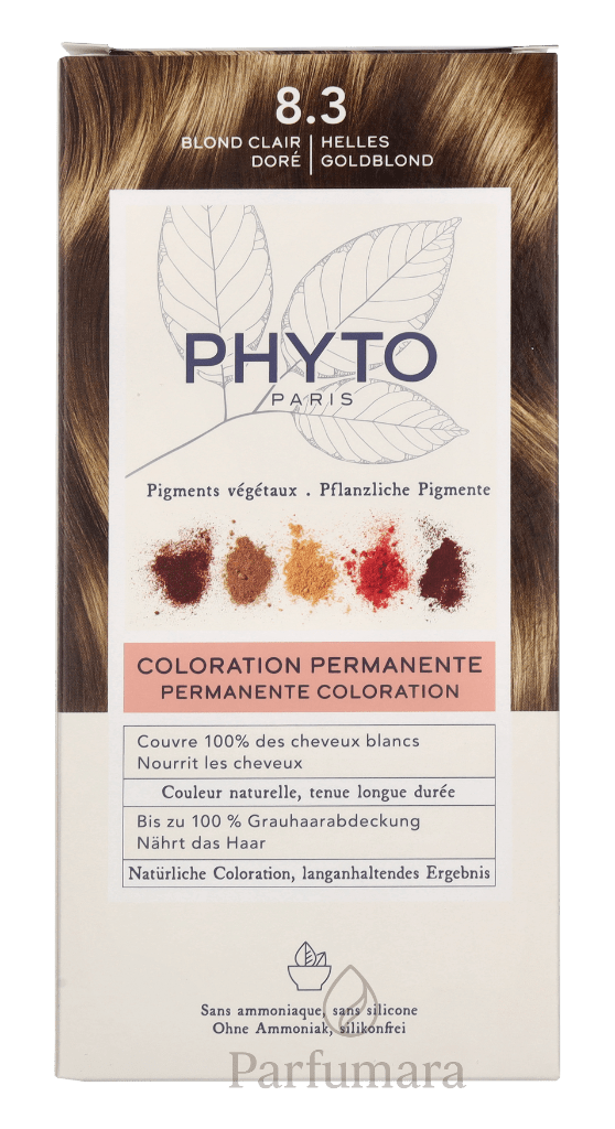 Phyto Phytocolor Permanent Color 8.3 Light Golden Blonde 110 ml