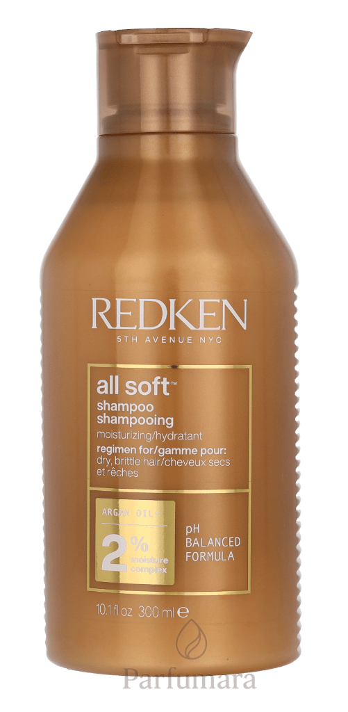 Redken All Soft Shampoo For Dry, Brittle Hair 300 ml