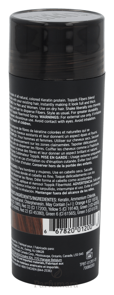 Toppik Hair Building Fibers - Auburn 12 g