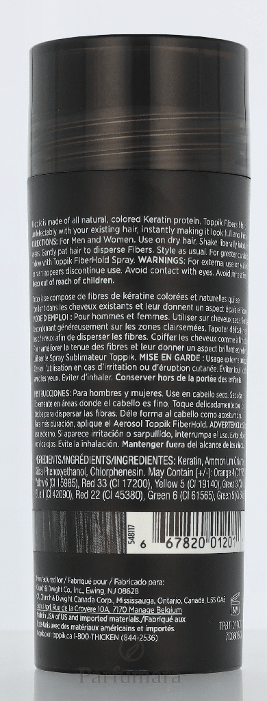 Toppik Hair Building Fibers - Black 12 g