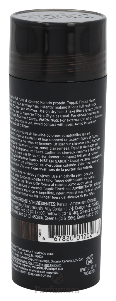 Toppik Hair Building Fibers - Dark Brown 12 g