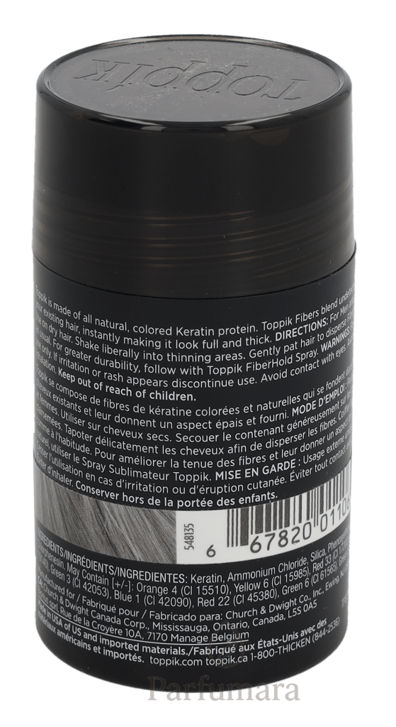 Toppik Hair Building Fibers - Grey 12 g