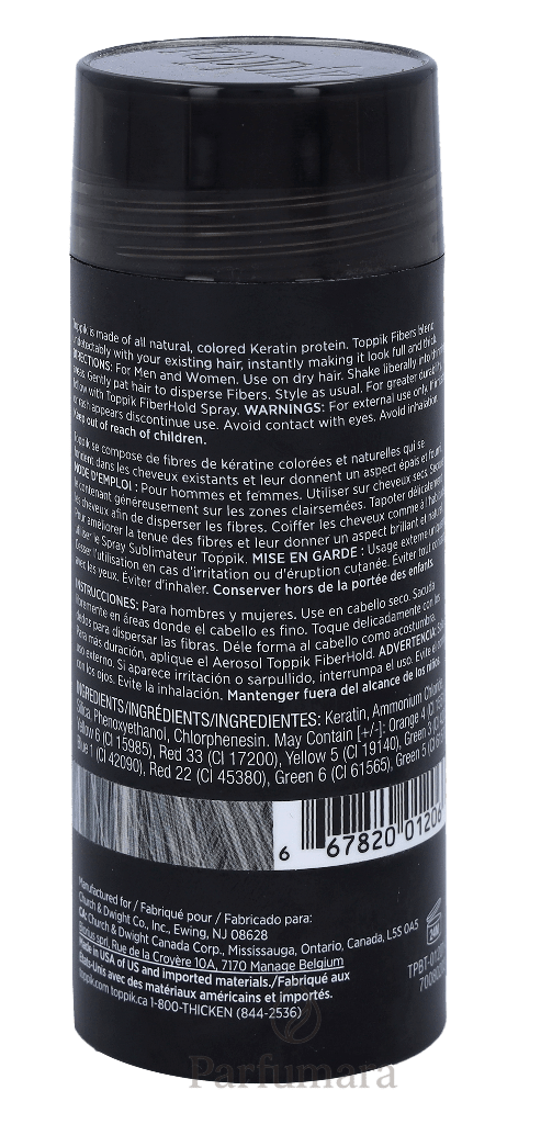 Toppik Hair Building Fibers - Grey 12 g
