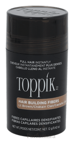 Toppik Hair Building Fibers - Light Brown 12 g